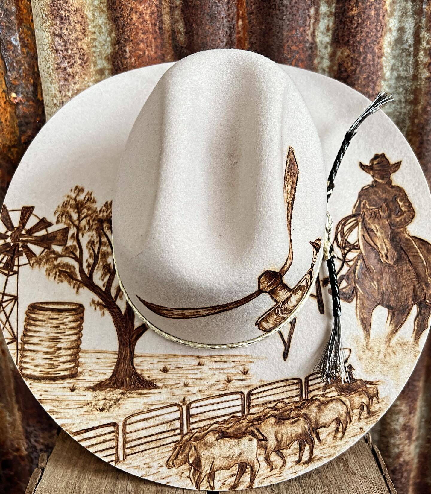 Custom cowboy hats australia fashion